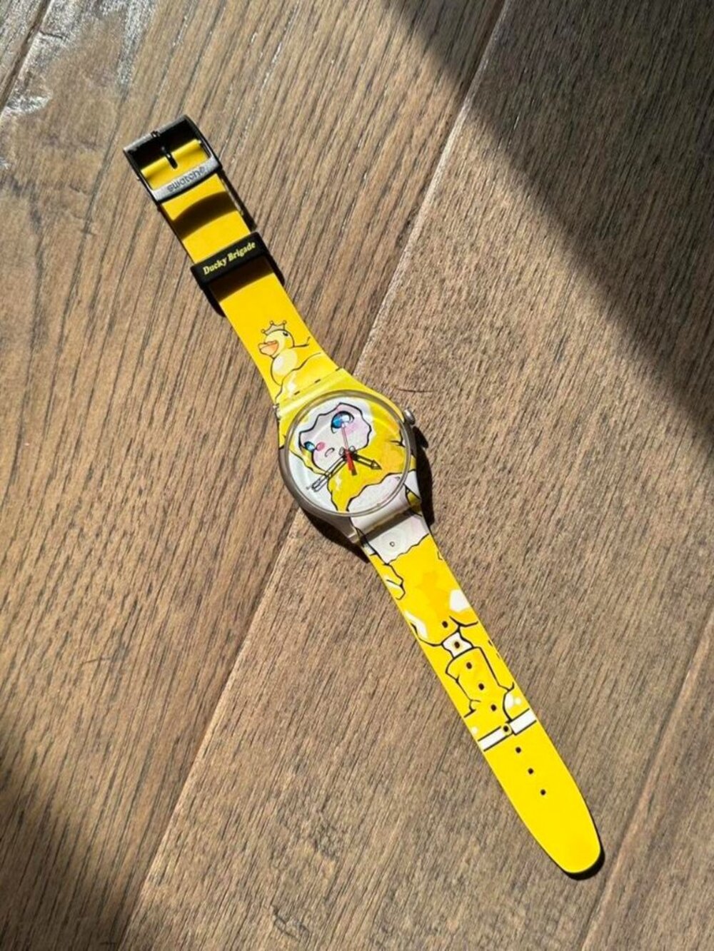 Ducky Brigade Vintage Swatch Watch by Hiroyuki Matsuura 41mm